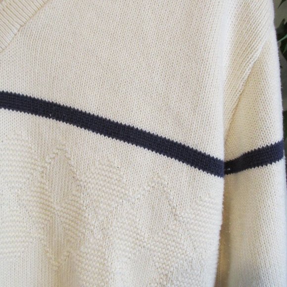 Vintage 90s V-neck Sweater - Picture 3 of 4